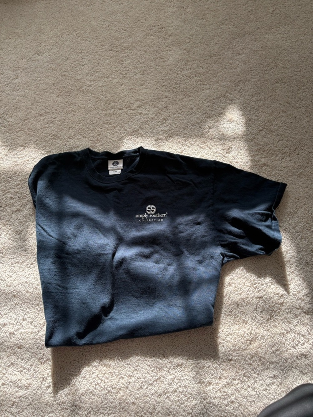 Simply Southern-DELAWARE- Navy Short-Sleeve Tee